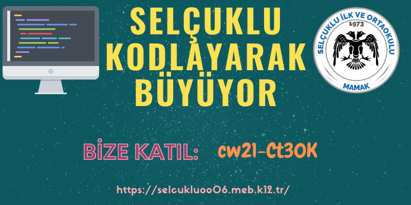 Selçuklu Ortaokulu “Kodlayarak Büyüyor” CodeWeek