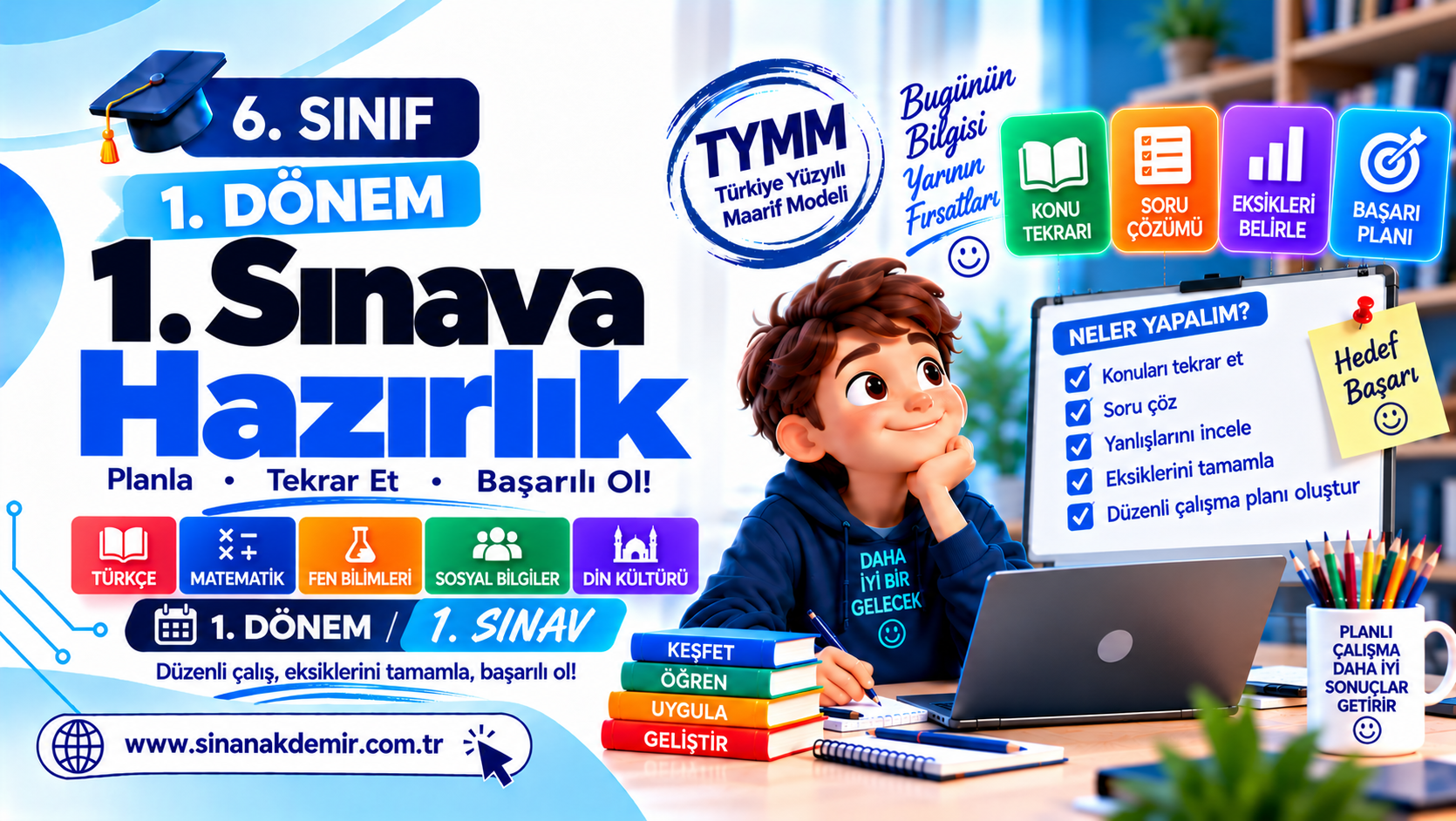 6. Sınıf 1. Dönem 1. Sınav Hazırlık